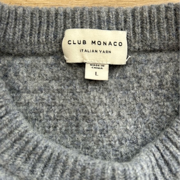 Club Monaco Crew Neck Wool Sweater - Picture 1 of 5